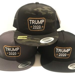 Donald Trump 2020 Flatbill Snapback Yupoong Hat